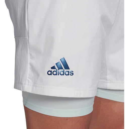 Adidas HEAT.RDY WHT 2 in 1 7in Mens Tennis Shorts