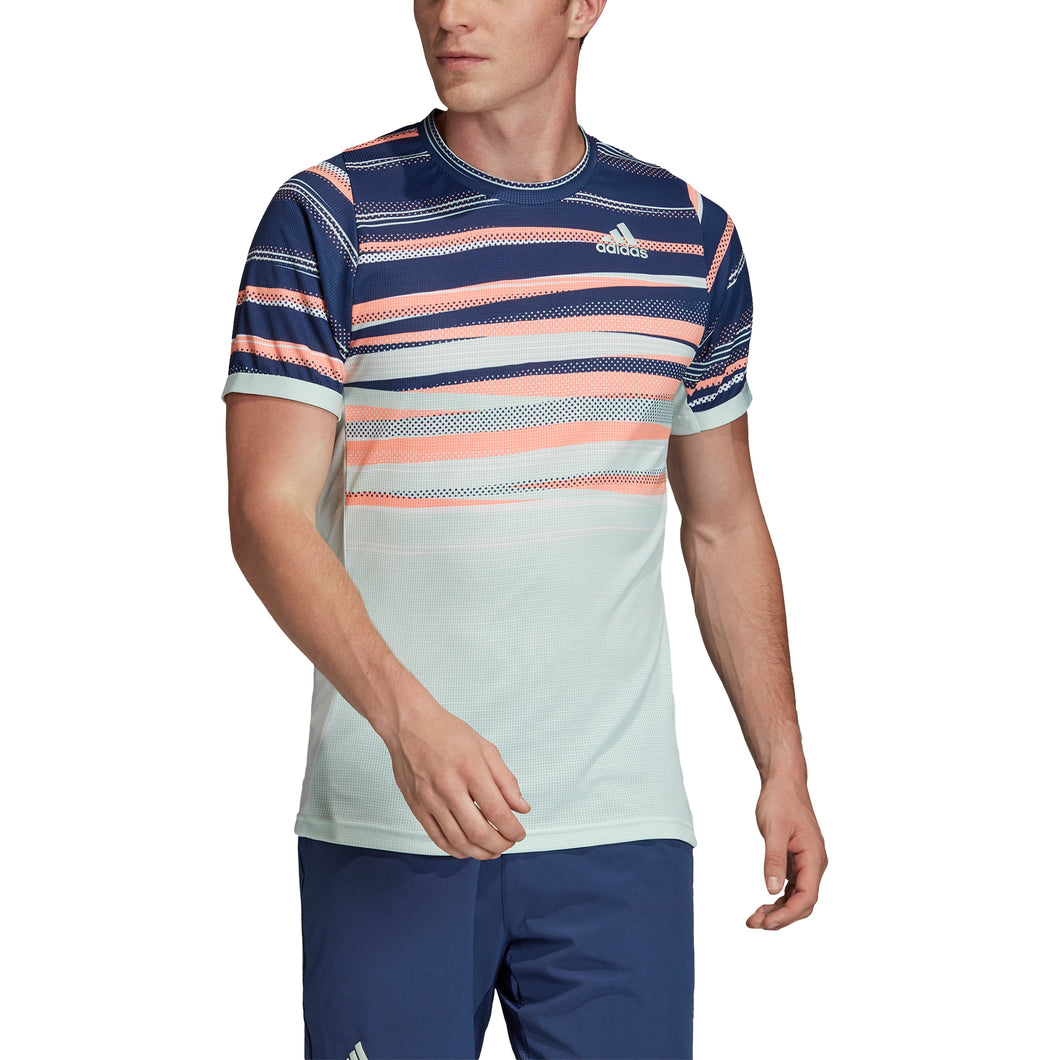 Adidas FL HEAT.RDY GN In Mens SS Crew Tennis Shirt