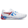 Asics Gel Resolution 8 Retro Tokyo White Blue Mens Tennis Shoes