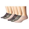 New Balance Flat Knit 6 Pack Mens No Show Tennis Socks