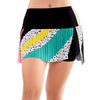 Lucky in Love BMS Hi Retro Color Block Womens Tennis Skirt