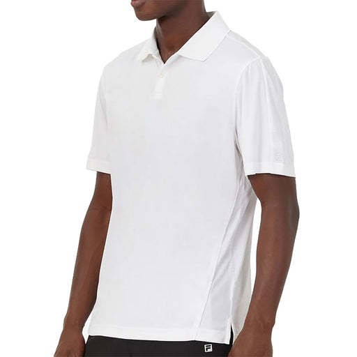 Fila Essentials Piped Mens Tennis Polo - WHITE 103/XXL