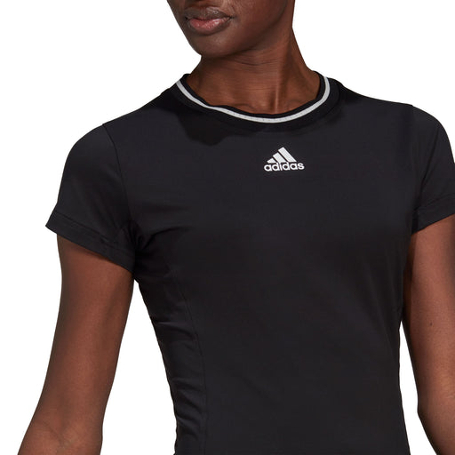 Adidas Freelift Match Black Womens Tennis Shirt