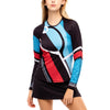 Lucky in Love Racquet Power Black Womens Long Sleeve Tennis Shirt