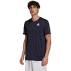 Adidas Club 3 Stripes Legend Ink Mens Tennis Shirt