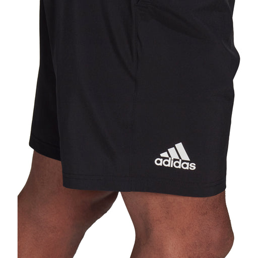 Adidas Club SW BlkWh 7in Mens Tennis Shorts