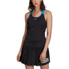 Adidas PrimbeBlue Y-Tank Black Womens Tennis Tank Top