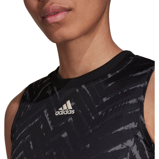 Adidas PB Printed Match Carbon Womens Tennis Tank