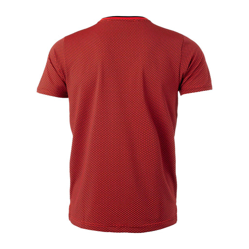 Yonex Crew Neck Fire Red Mens Tennis Shirt