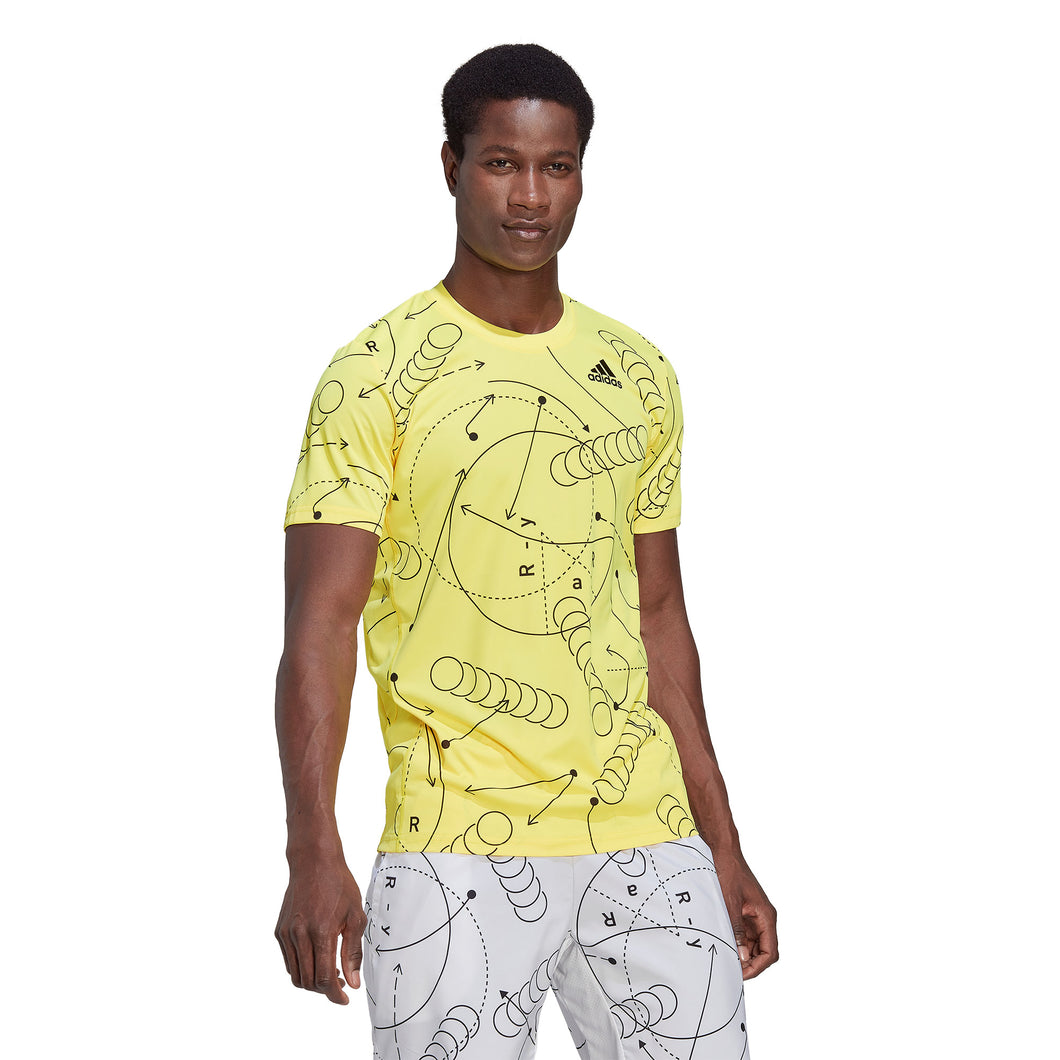 Adidas Club Graphic Mens Tennis Shirt