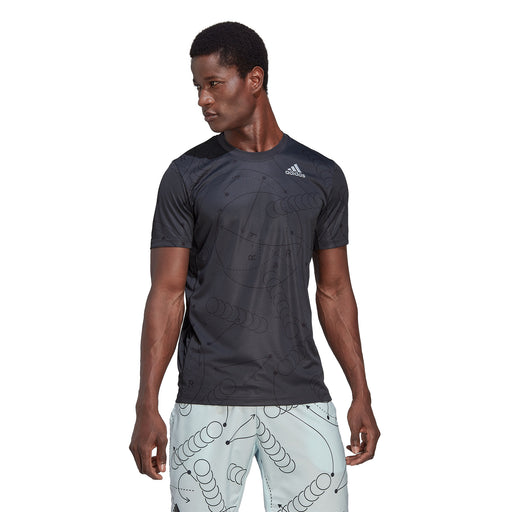 Adidas Club Graphic Mens Tennis Shirt