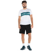 K-Swiss Tide Stripe Crew Tide Mens Tennis Shirt