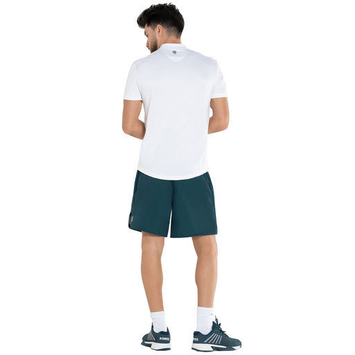 K-Swiss Stripe Evergreen Mens Tennis Henley