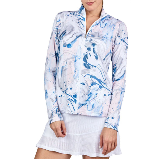 Sofibella UV Feather Womens Tennis Jkt - Art Show/2X