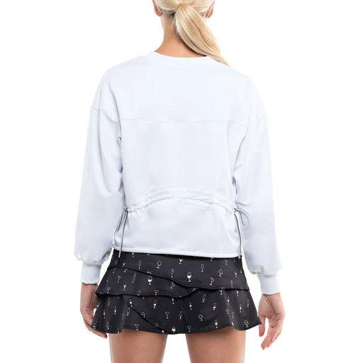 Lucky in Love Ruche Back Womens Tennis Pullover