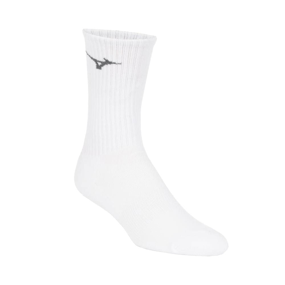 Mizuno Vital Crew Sock 3-pack - White/XL