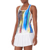 FILA Galaxy Print Racerback Womens Tennis Tank